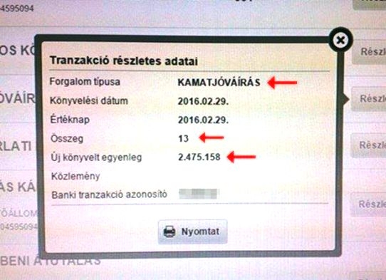 Köszi OTP, most megyek és eltapsolom...