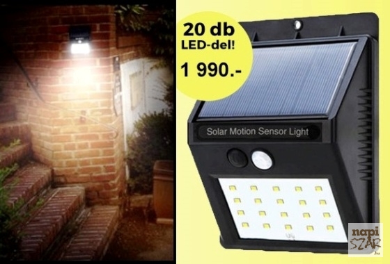 Nagy fényerejű kültéri világítás mindössze egy pizza áráért! (x)