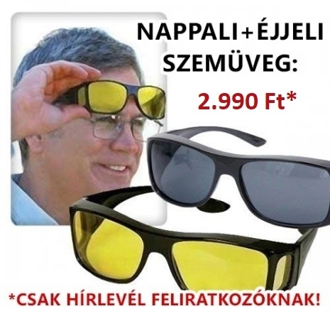Látássegítő csomag autósoknak - 2 db szemüveg (x)