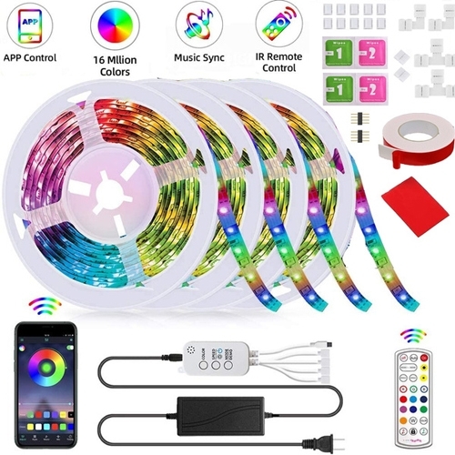 Wifi-s RGB LED szalag szett távirányítóval - Dobd fel az irodád, üzleted, otthonod (x)