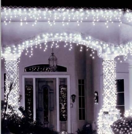 180 LED-es karácsonyi jégcsapfüzér - kül- és beltéri fényáradat, gazdaságosan (x)