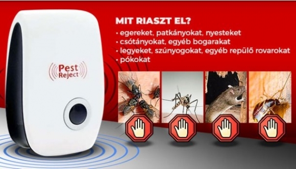 Pest Reject - Rovar és rágcsálóriasztó 
