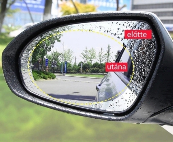 Vízlepergető fólia visszapillantó tükörre (x)