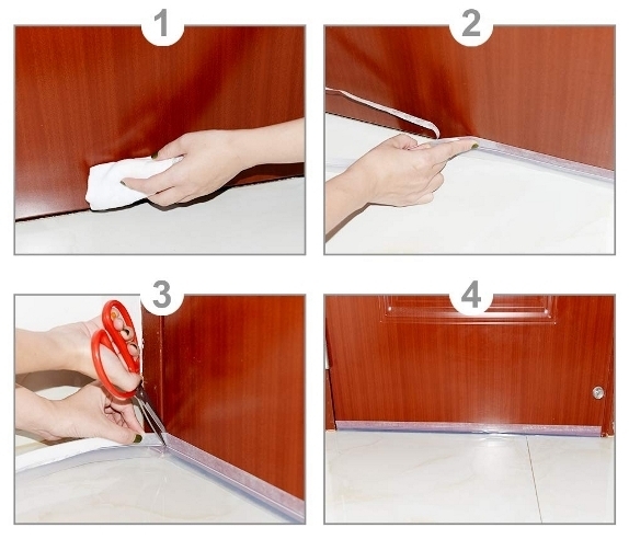 Szilikon ajtószigetelő szalag - Készülj fel a télre, hidegre (x)