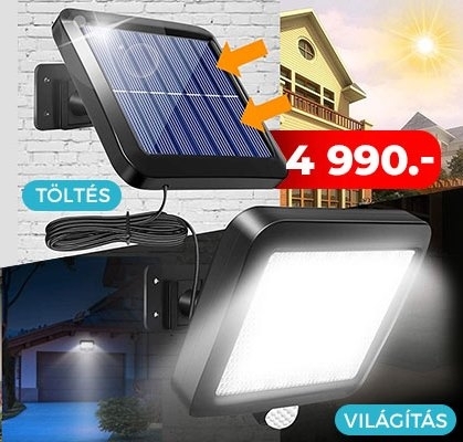 Kültéri szolárlámpa - Nulla villanyfogyasztás (x)