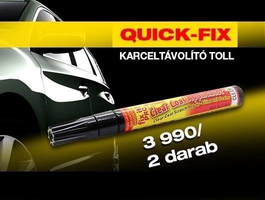 Quick-fix karceltávolító toll - Most 2 darab 1 áráért! (x)