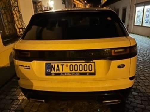 Egy érdekes rendszám Csehországból