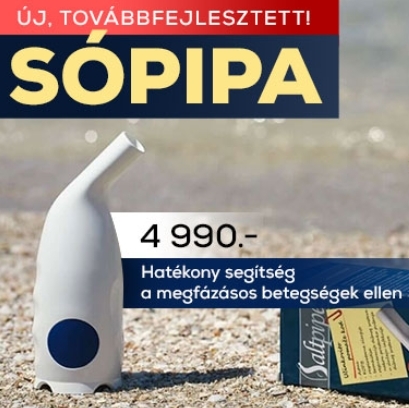 Nátha, megfázás, köhögés kínoz? - Lélegezz sópipával! (x)