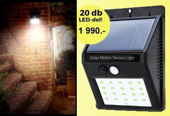 Mozgásérzékelős LED lámpa AKCIÓ (x)