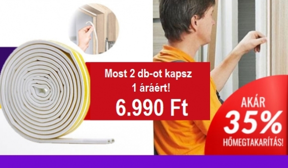 Öntapadós ajtó- és ablakszigetelő szalag (x)