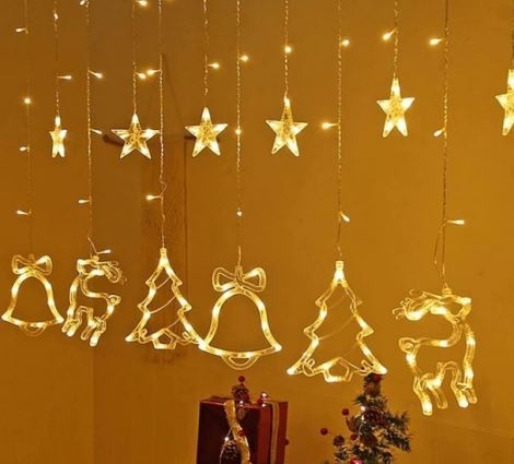 Karácsonyi LED fényfüggöny (x)