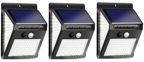 140 LED-es napelemes mozgásérzékelős lámpa (x)