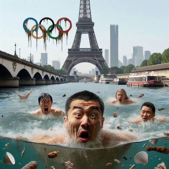 Nyíltvízi úszás a Szajnában - Nem egy veszélytelen dolog