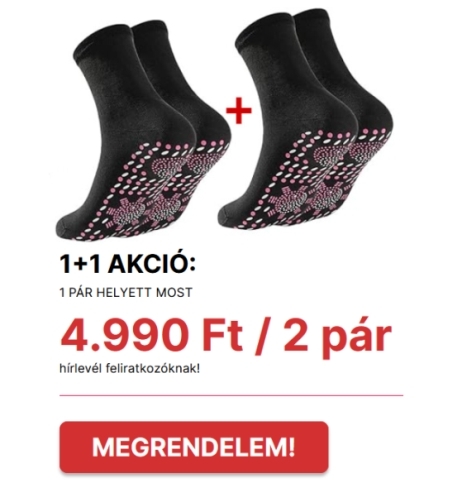 Turmalinos, lábmelegítő zokni! (x)