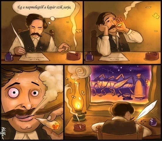 Valahogy így születhetett meg a költemény