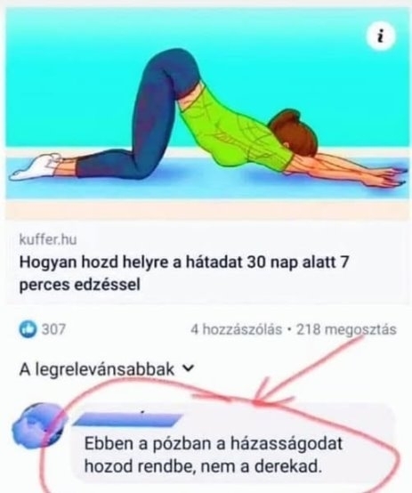 Kommentben kapott egy jó tanácsot