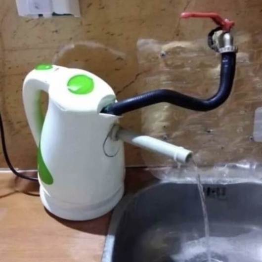 A melegvíz kérdés pipa