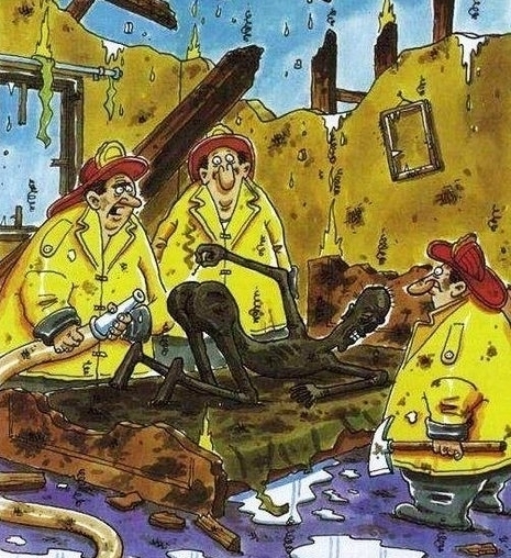 Meglepődtek, amikor meglátták, hogy mi okozta a tüzet