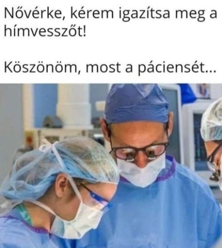 Műtét közben történt
