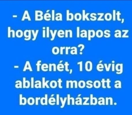Ejnye Béla 🙂