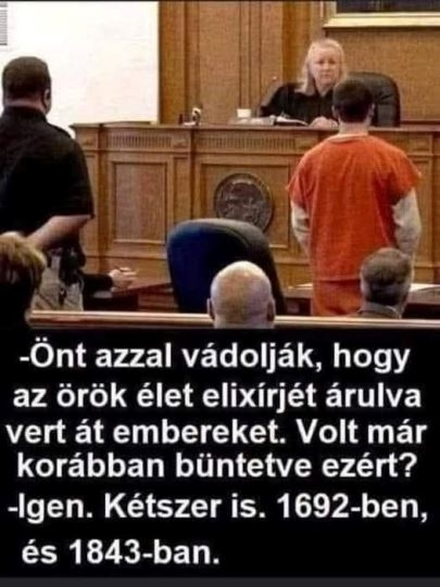 Emberünk még a bíróságon sem tudott leállni