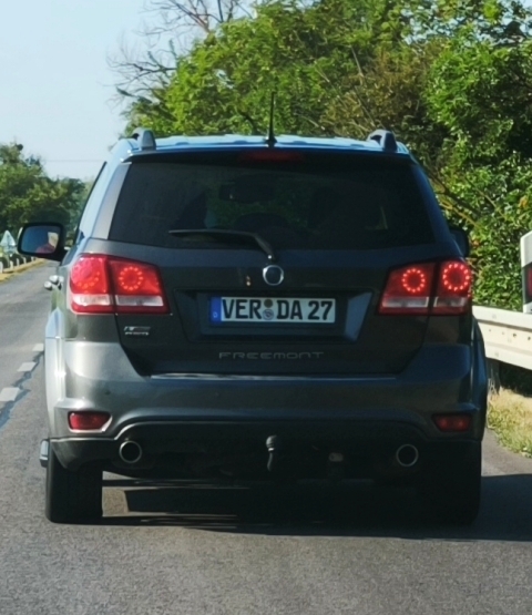 Érdekes rendszáma van a német verdának