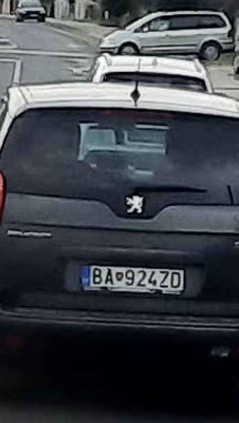 Egy érdekes Szlovák rendszám, amit mi magyarok megmosolygunk
